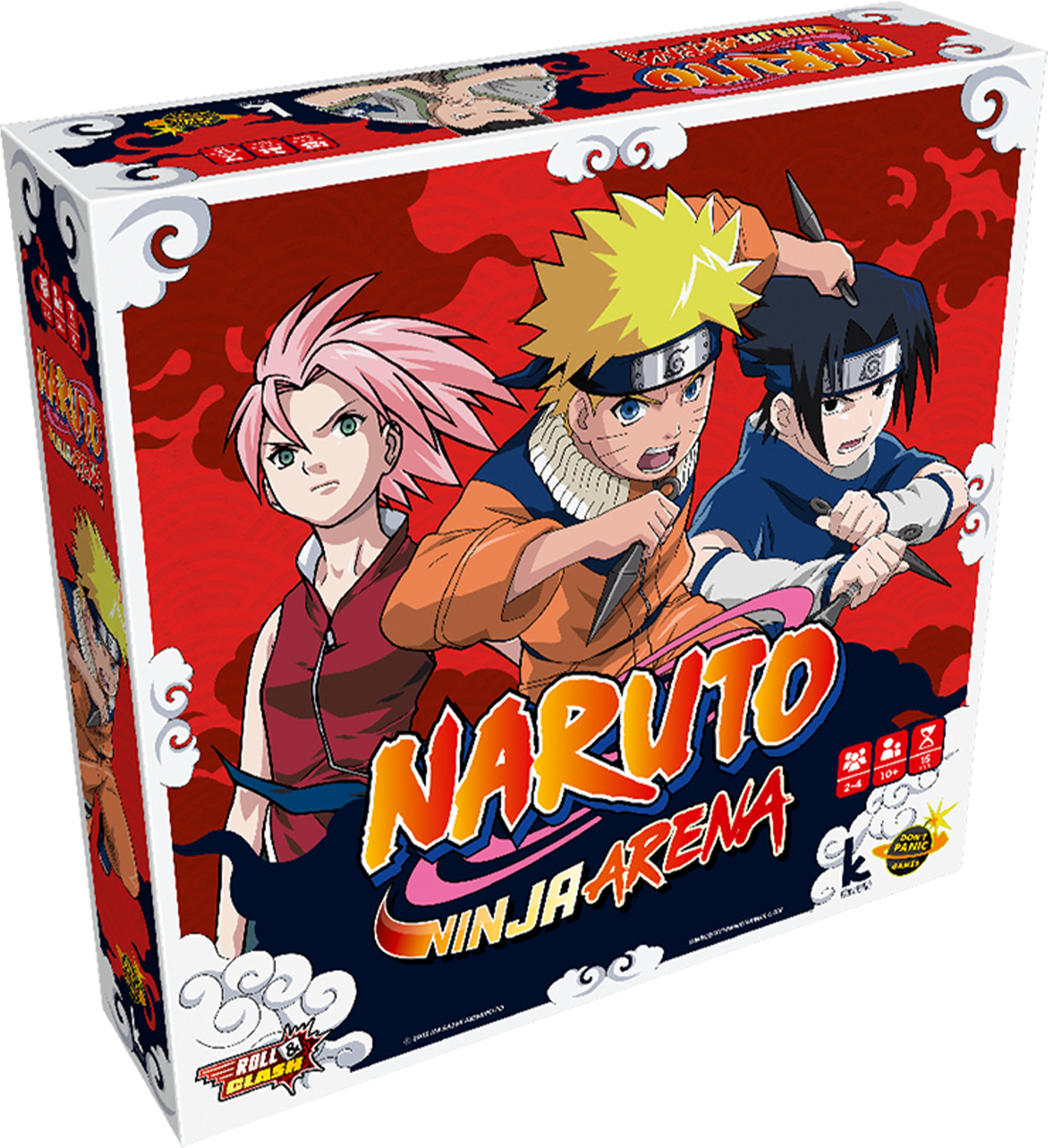 Naruto Ninja Arena anime board game box