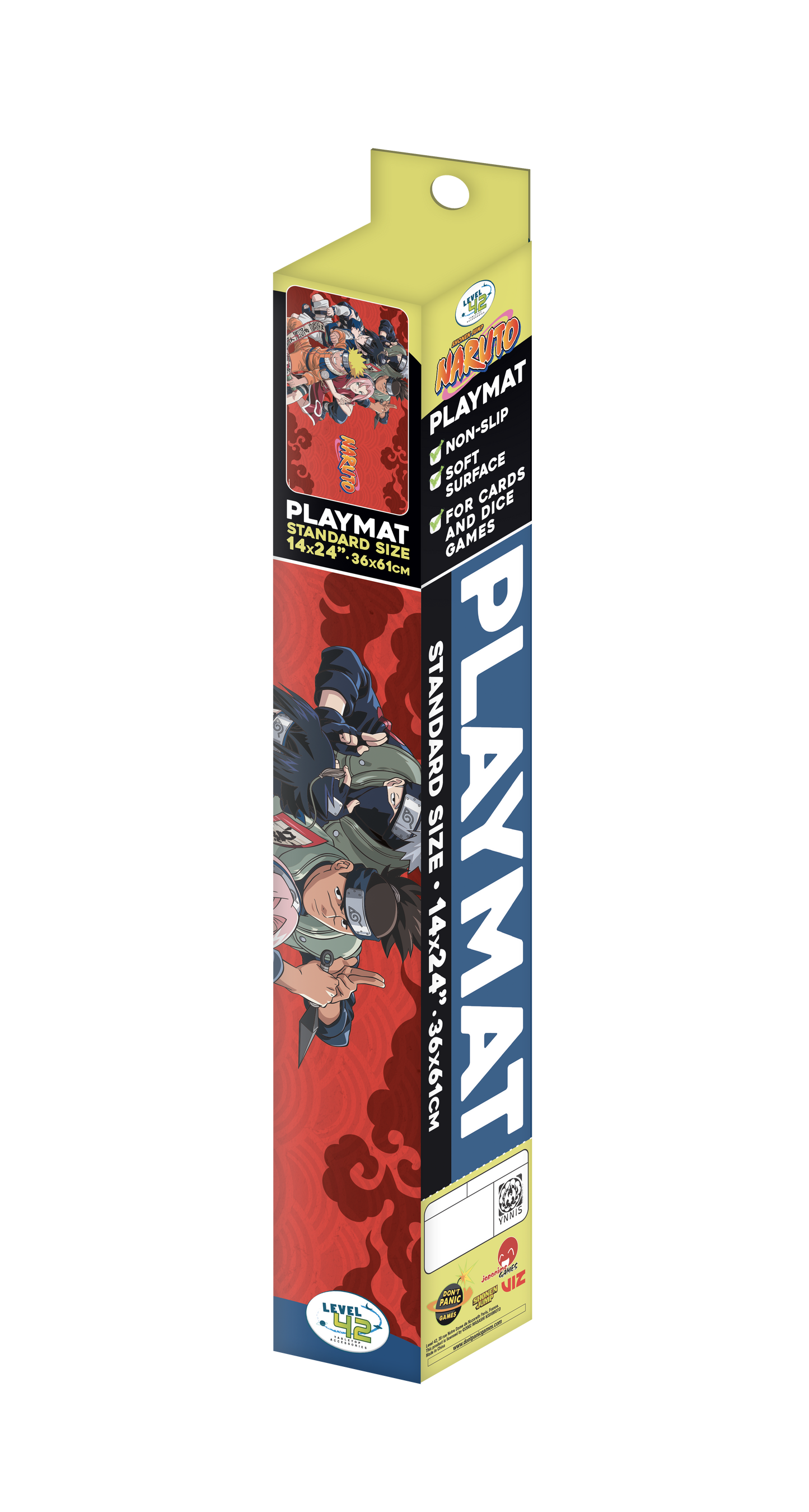 Officially Licensed Naruto Standard Playmat - Konoha Team