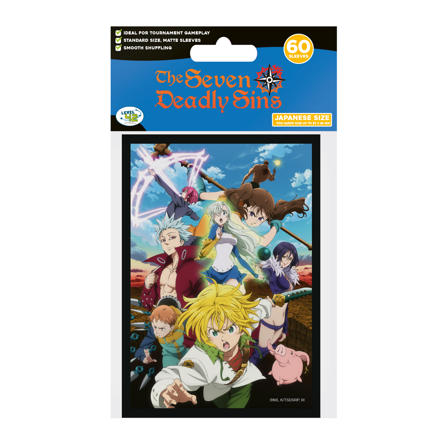 Sleeves - Officially Licensed Seven Deadly Sins Sleeves - Battle Team